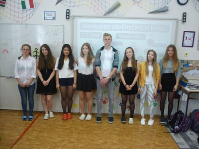 05.05.2015 - Obhajoby závěrečných prací (9.třídy) - Album - fotografie 3